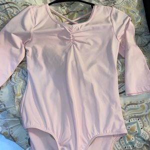 Pink leotard